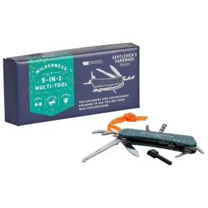 9-in-1 Wilderness Survival Multitool