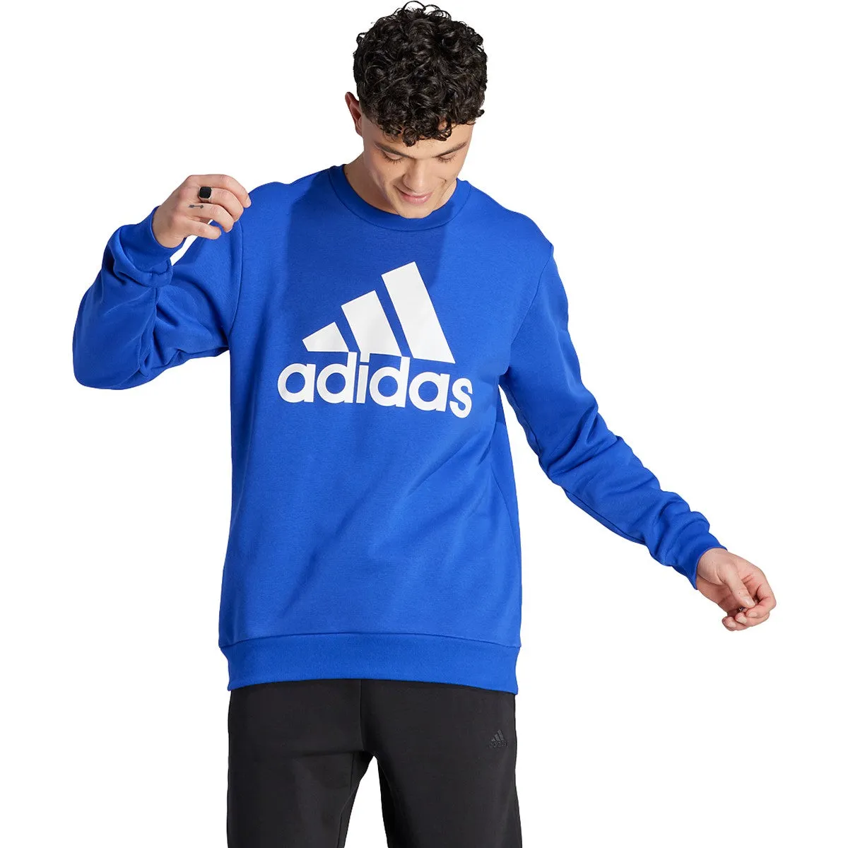 adidas Men's Essentials Fleece Big Logo Sweatshirt