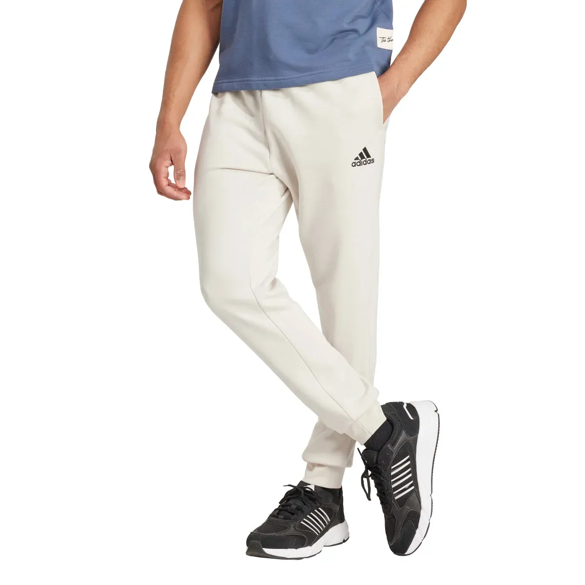 adidas Men's Essentials Fleece Regular Tapered Joggers