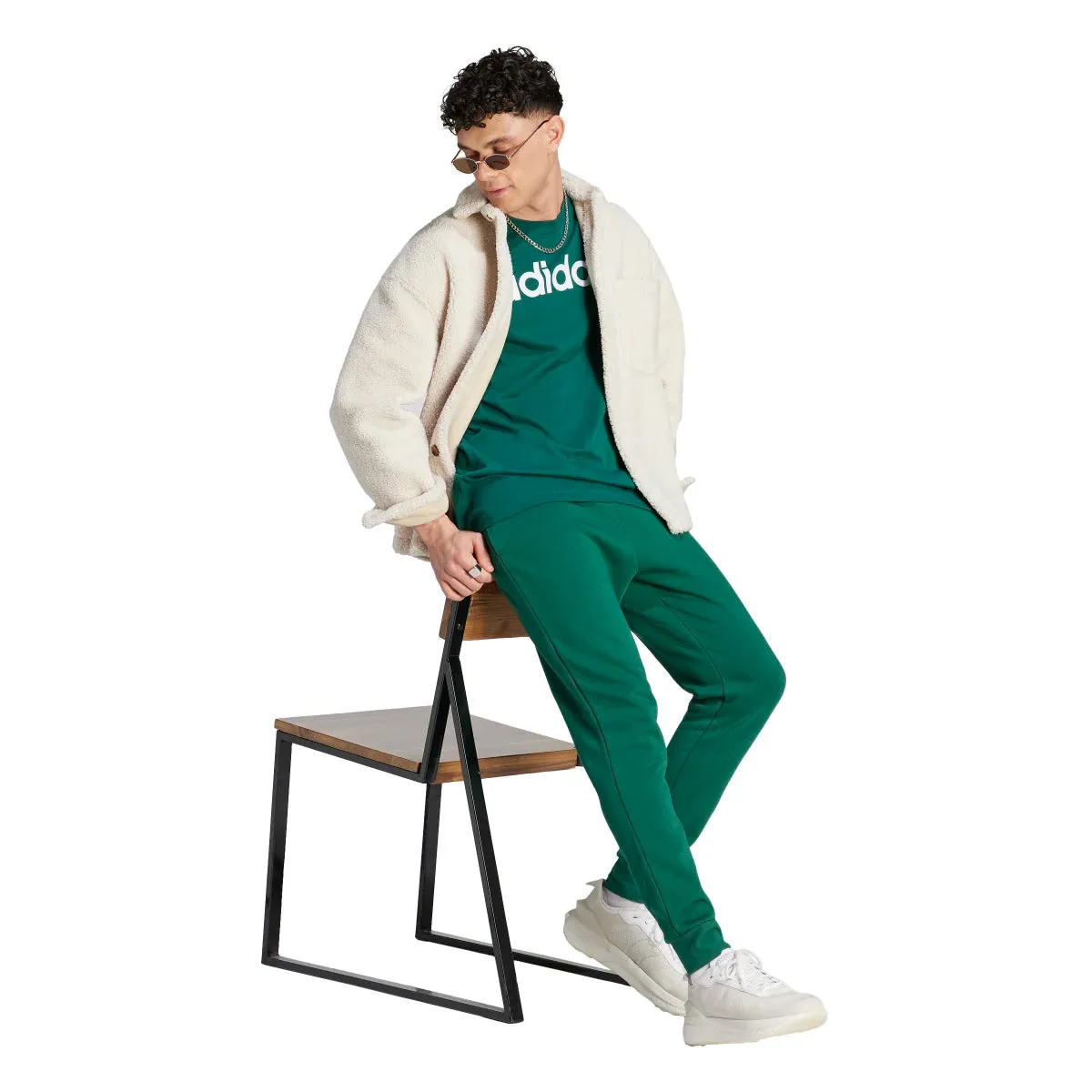 adidas Men's Essentials Fleece Regular Tapered Joggers