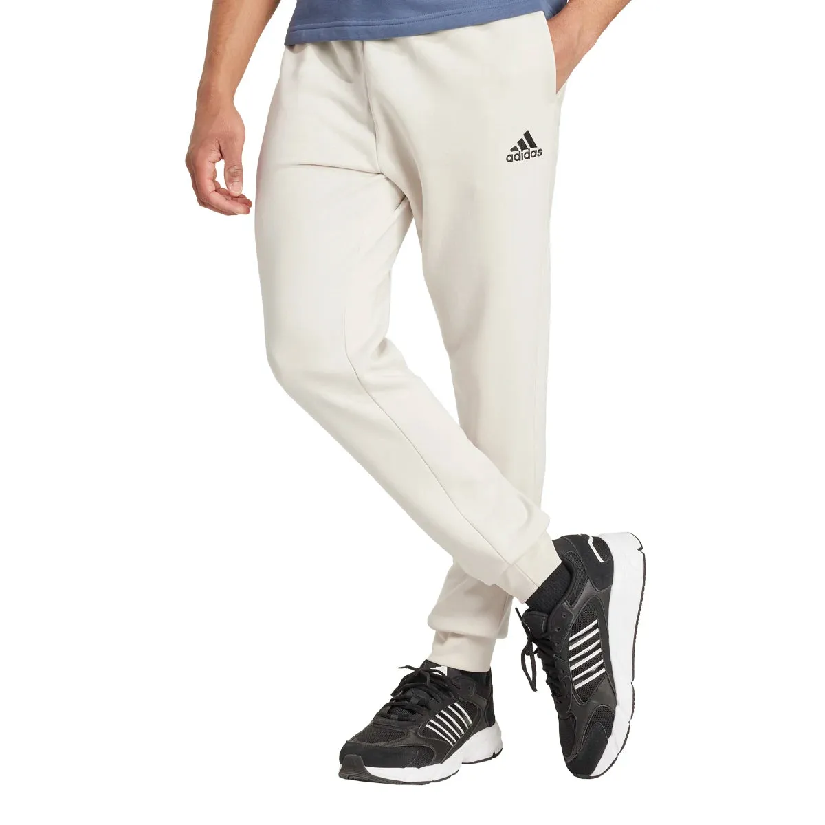 adidas Men's Essentials Fleece Regular Tapered Joggers