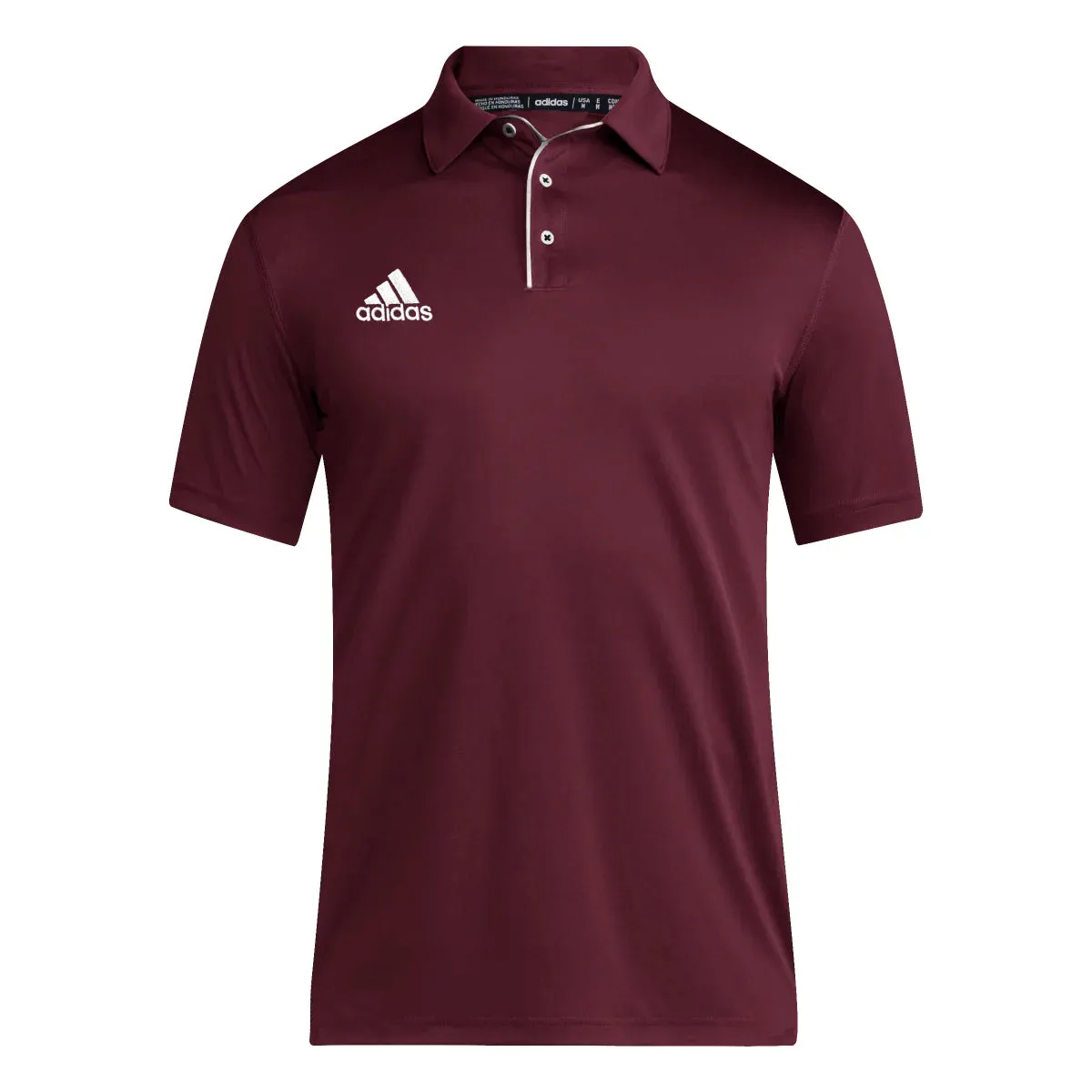 adidas Men's Short Sleeve Coach Polo Shirt (Tall)