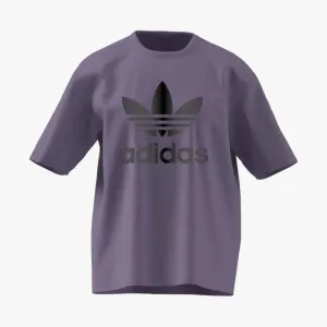 adidas Womens Tref Short Sleeve Tee Grape