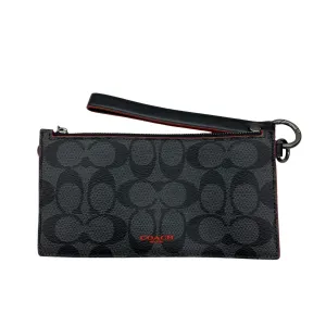 BLACK & RED WRISTLET DESIGNER by COACH Size:SMALL