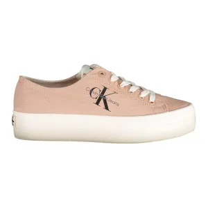 Calvin Klein Pink Cotton Women Sneaker