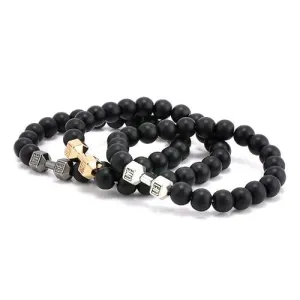 Classy Men Bracelet Matte Gym