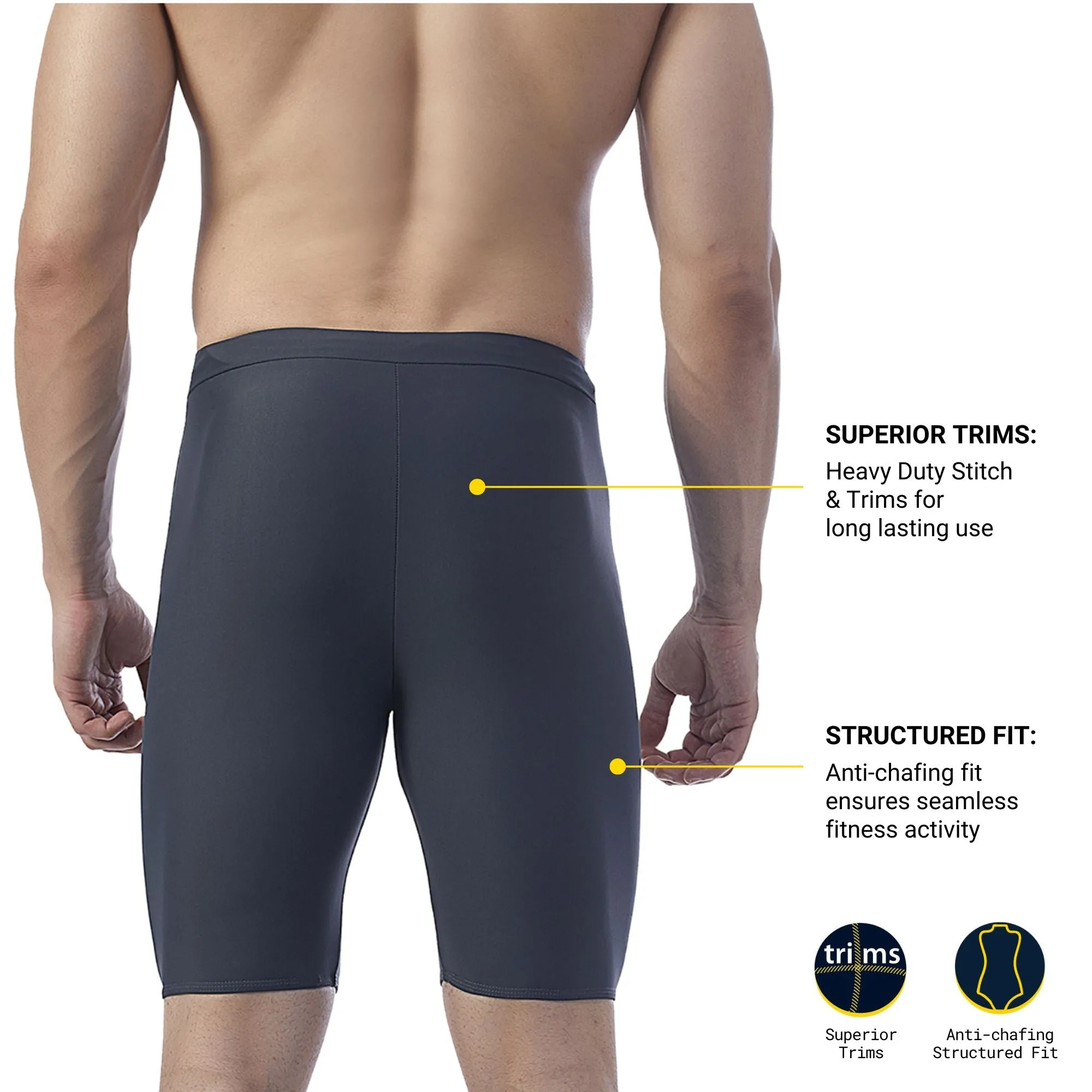 Elevate Men's JAMMER  (Sun Protected and Chlorine Tested)