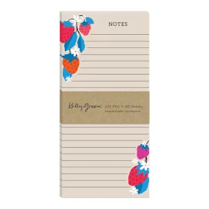 Fruit Market Strawberries Magnetic List Pad