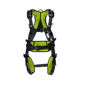 Honeywell Miller H7IC2A2 Full Body Harness - Industry Comfort, Green, Universal, 1 Each