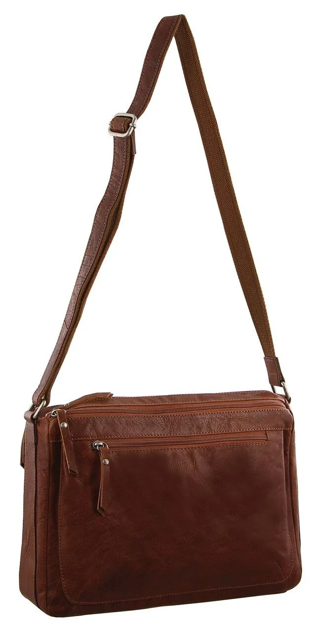 Milleni Ladies Nappa Leather Cross-Body Bag NL9426