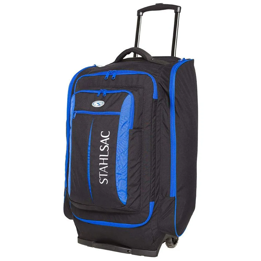 Open Box Stahlsac by Bare Caicos Cargo Pack Roller Duffel (Black/Blue)