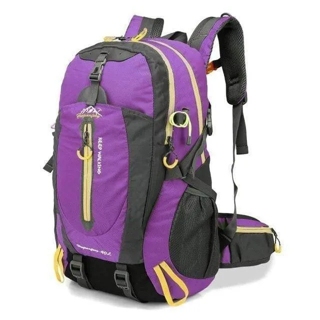 Waterproof Climbing Backpack Rucksack 40L Outdoor Sports Bag Travel Backpack Camping Hiking Trekking