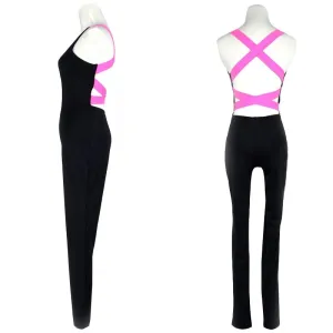 Yoga Set Sport Clothing Backless Sport Suit Workout Tracksuit For Women