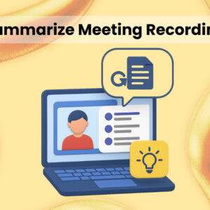 AI meeting summarizer